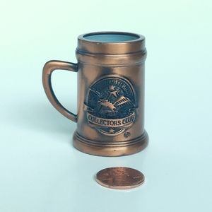 Budweiser Collectors Club 5 Year Anniversary Miniature Copper Beer Stein